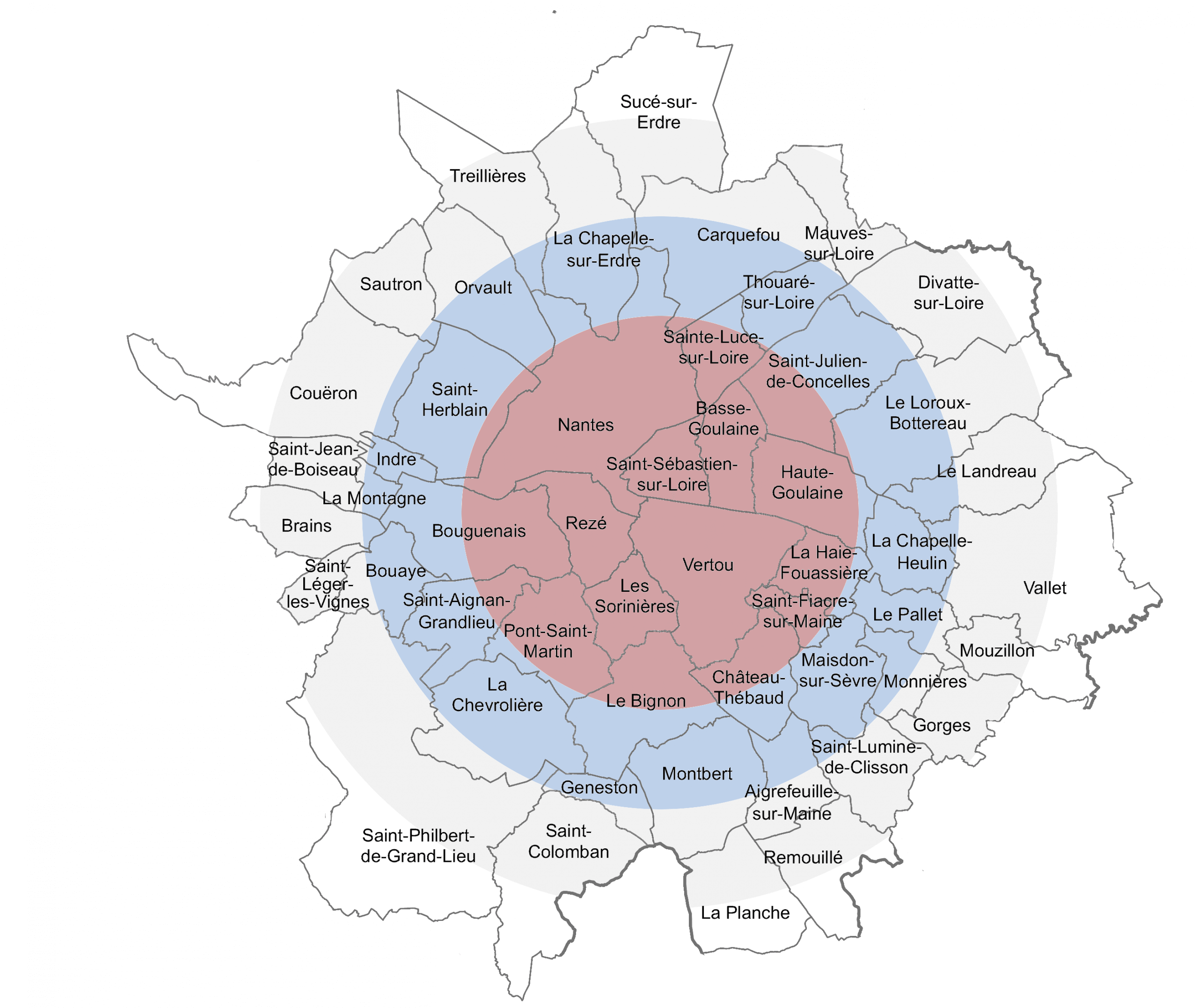 plan de nantes avec zone tarification